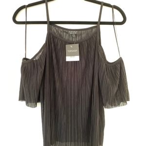 Topshop Off the Shoulder Top
